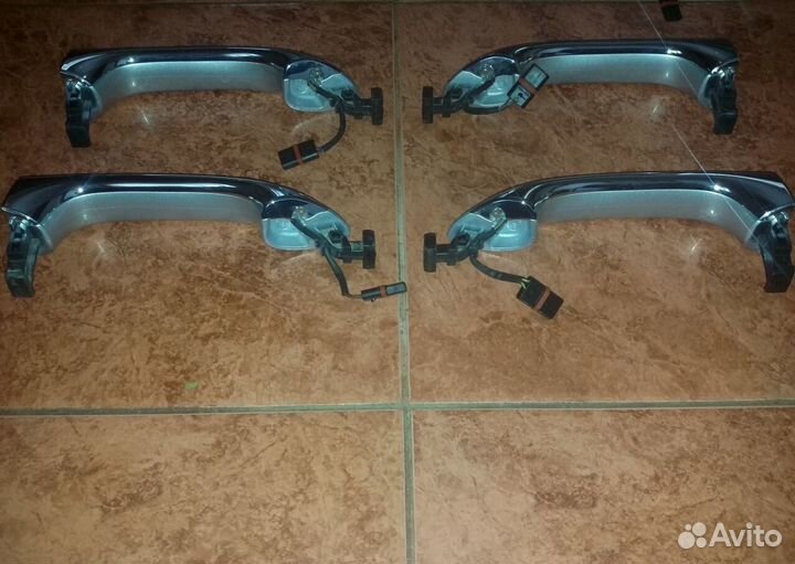 Ручки дверные мерседес серебро 164 с келесгоу