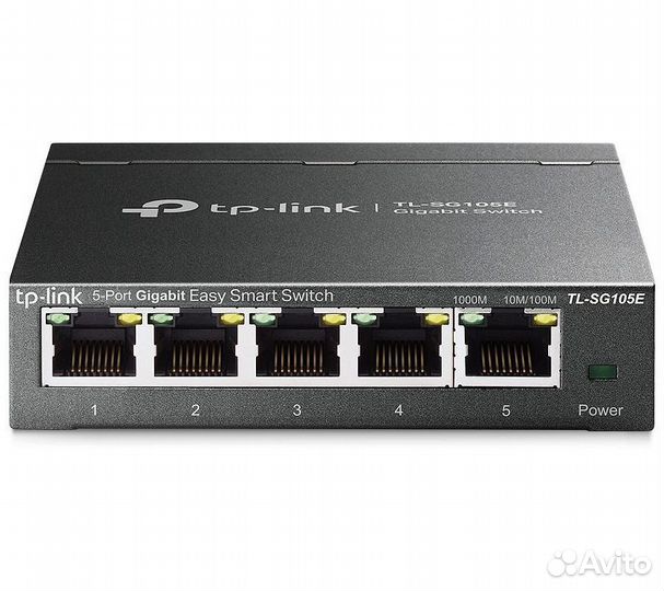 Коммутатор TP-Link TL-SG105E настраиваемый