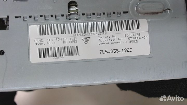 Магнитола Porsche Cayenne, 2008