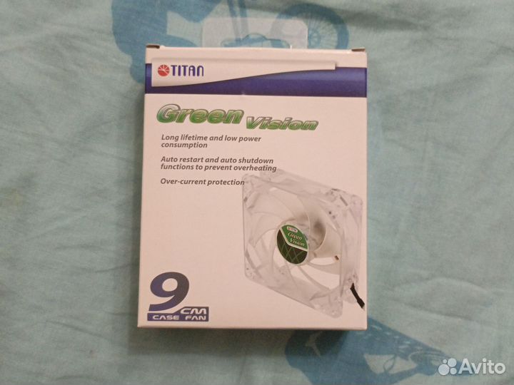 Кулер Titan green vision 9cm