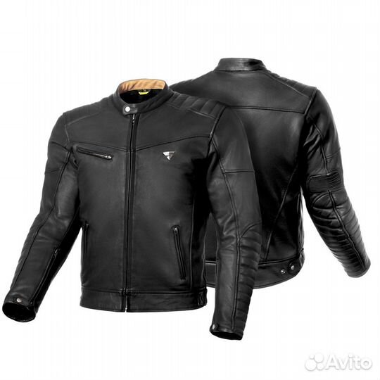 Мотокуртка кожаная мужская