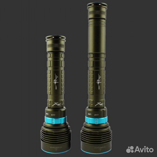 Фонарь 14000 Люмен, Алюминиевый сплав, Дайвинг