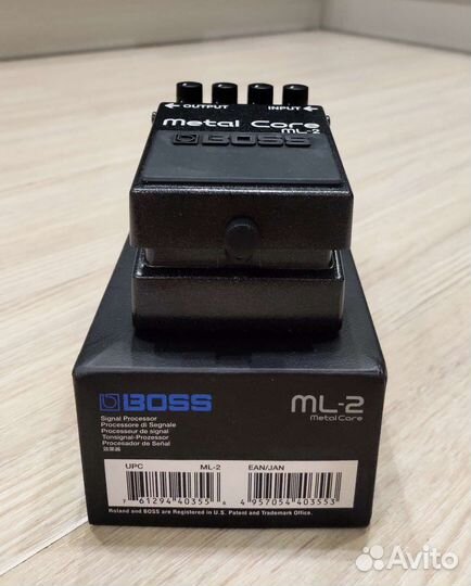 Педаль Boss Metal Core ML-2 + Кабель Патч