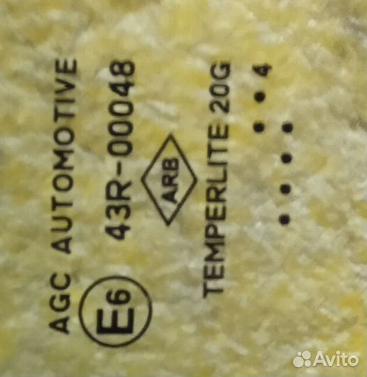 Боковое стекло Рено sandero 1