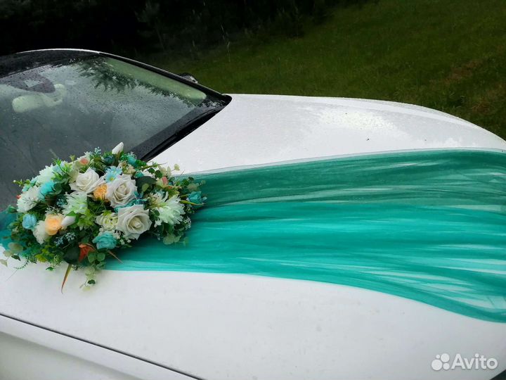 Украшение машины на свадьбу (без выходных, до 22ч)