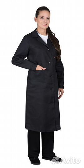 Халат женский, диагональ р.44-46 рост 3-4 Ж