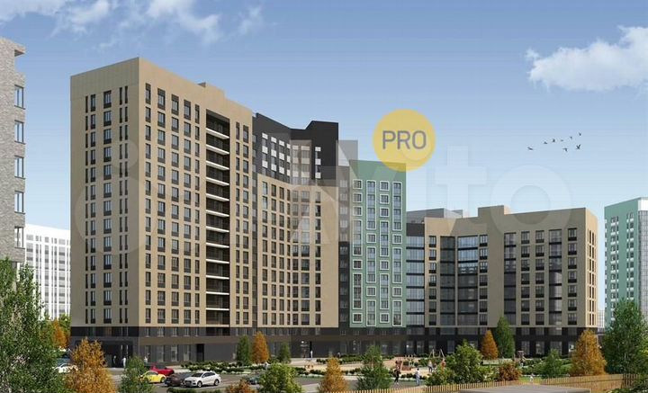 2-к. квартира, 46 м², 9/15 эт.