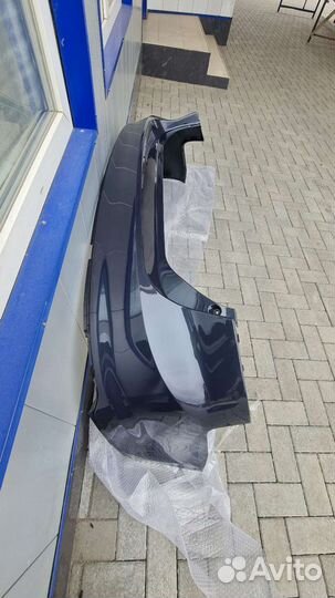 Бампер задний форд фокус 3 серый