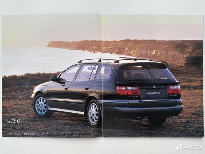 Дилерский каталог Toyota Caldina 1995 Япония