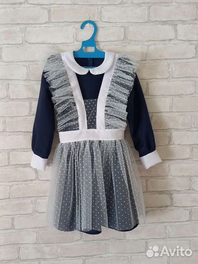 Школьная форма для девочек синяя на прокат