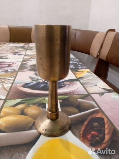 Подсвечник бронза старинный