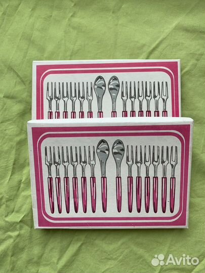 Набор игрушечных столовых приборов СССР