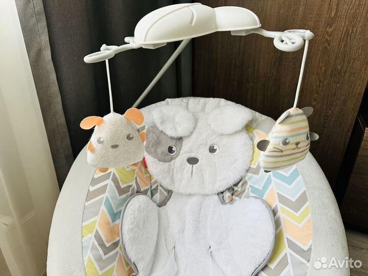 Шезлонг детский fisher price