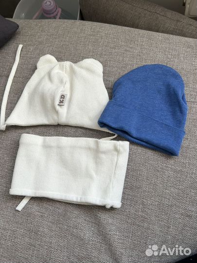 Комплект шапка и снуд