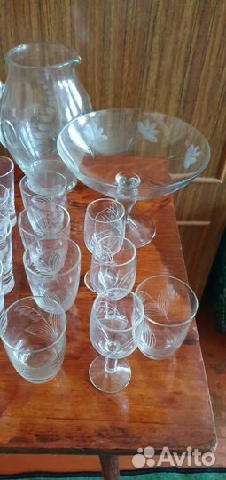 Стекло СССР, фужеры