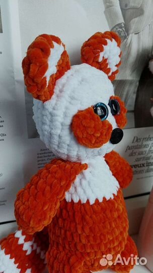 Мягкая игрушка ручной работы Красная панда