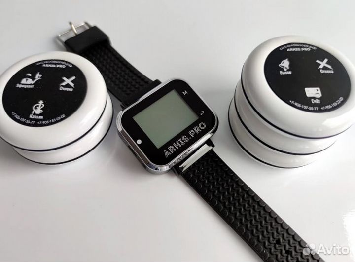 Кнопка вызова персонала, официанта, часы-пейджер