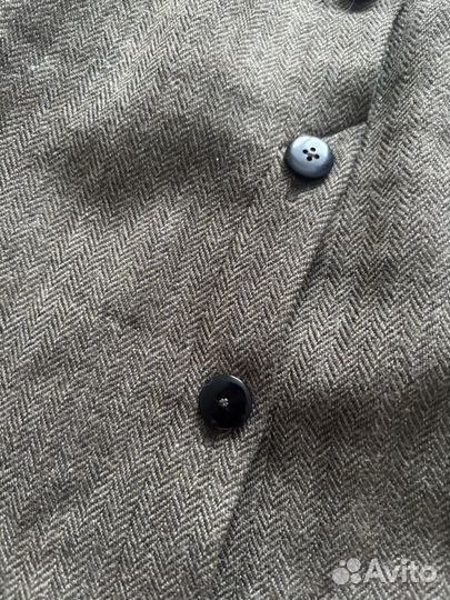 Шерстяная коричневая юбка daisyknit s