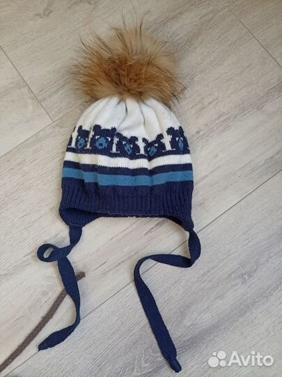 Шапки и варежки для мальчика 1-3 г пакетом