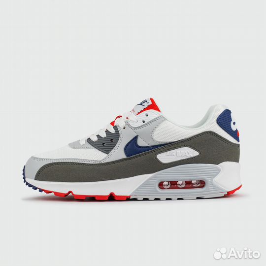 Кроссовки Nike Air Max 90 L.Grey Blue / White