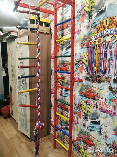 Детская шведская стенка бу