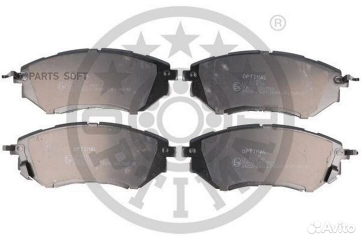 Optimal BP-12256 Колодки тормозные дисковые компле