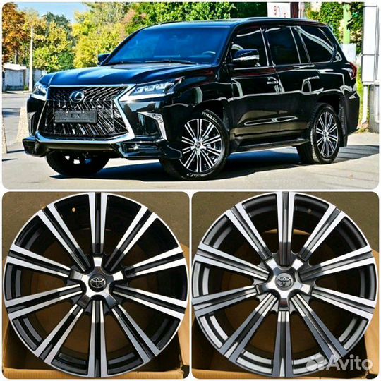 Диски R21 Toyota LC200, Lexus LX450 Luxury style
