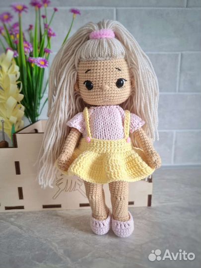 Кукла вязаная ручная работа