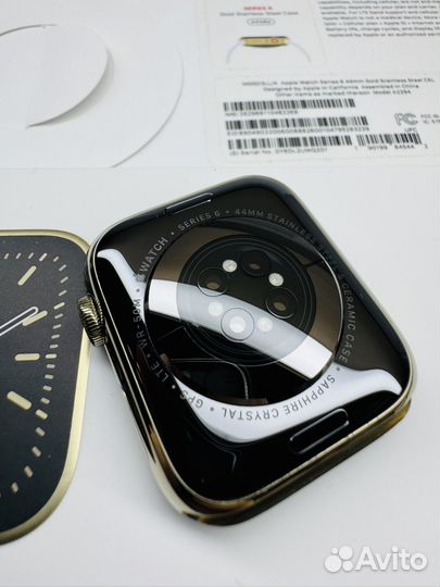 Apple Watch 6 44mm Gold Stainless Steel Case