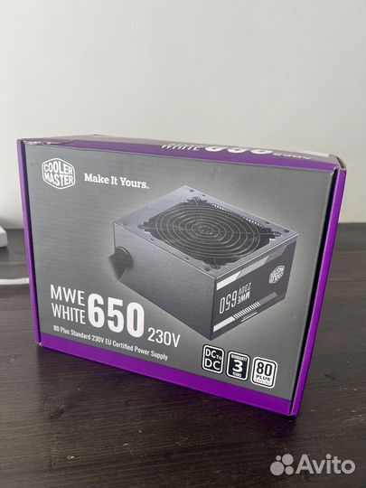 Блок питания 650w Cooler Master