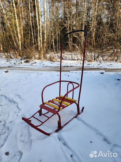 Детские зимние санки