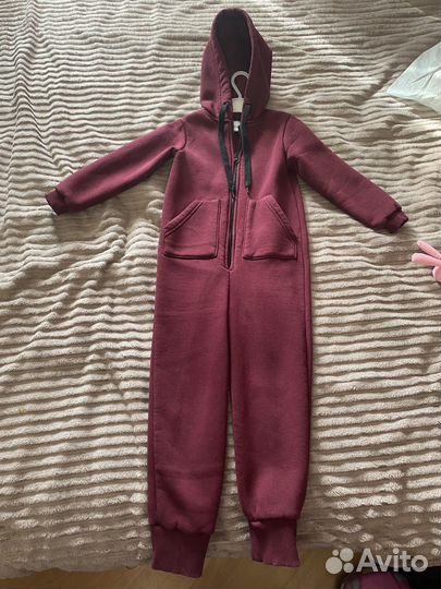 Комбинезон из футера с начесом 116