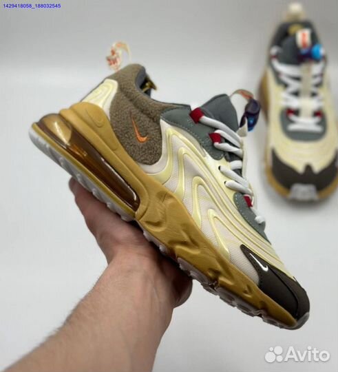 Кроссовки Nike Air Max 270 React Travis Scott (Арт.54475)