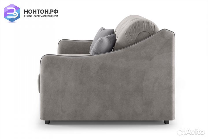 Диван аккордеон Эско серо-бежевый / серый