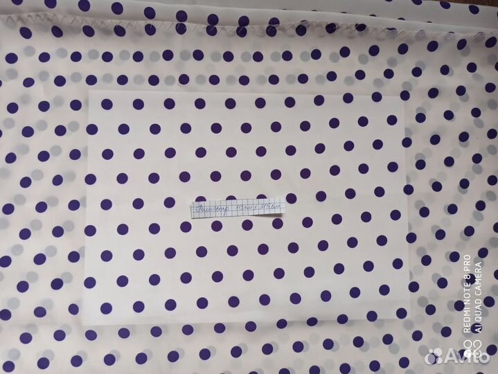 Ткань в горошек отрез