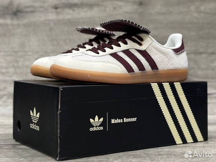 Кроссовки Adidas Samba Wales Bonner Cream White