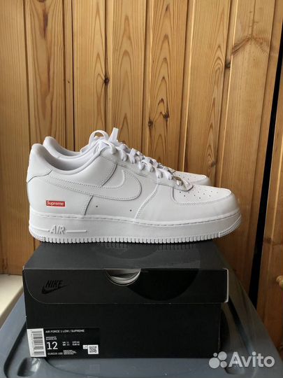 Nike air force 1 x Supreme white Оригинал