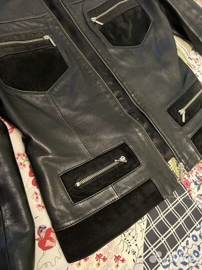 Куртка кожаная (пиджак) р.40-42