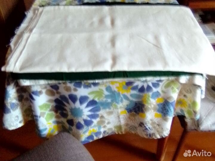 Льняная скатерть размер 148*145см