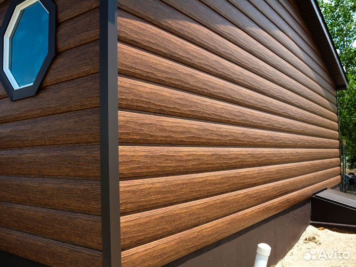 Сайдинг металлический Евро-брус