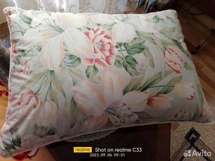 Подушка пуховая новая