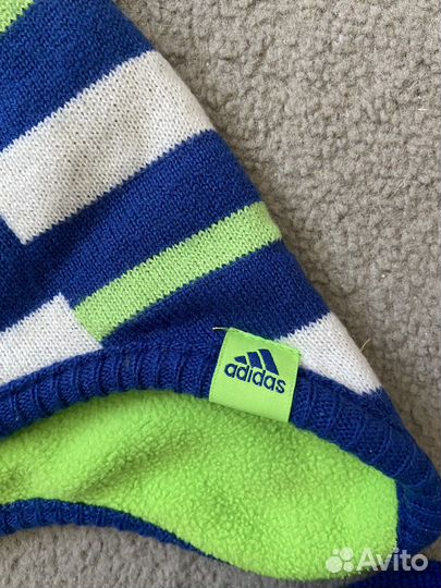 Шапка + шарф adidas (6-8 лет)