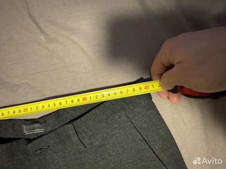 Брюки мужские zara black р-р M