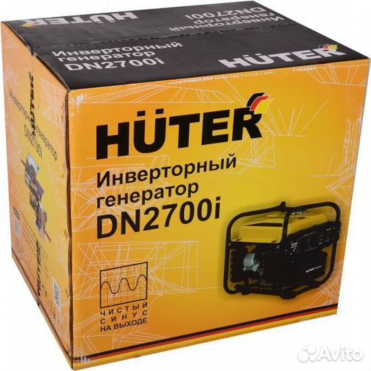 Инверторный генератор huter DN 2700i