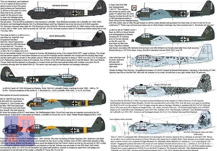 1/72. aims. 72D021. Ju-88 'Experten'