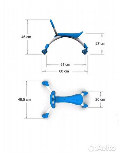 Ходунки каталка Y - bike Pewi