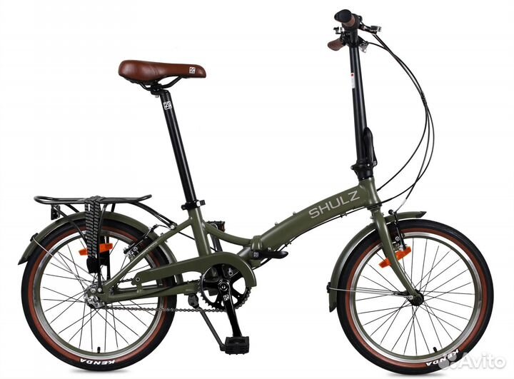 Велосипед складной shulz GOA V 20 army green/х