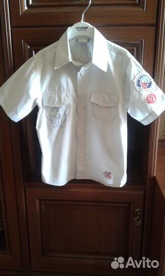 Две рубашки для мальчика 122 см