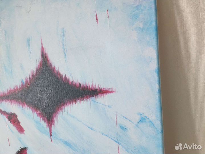 Картина акрилом на холсте