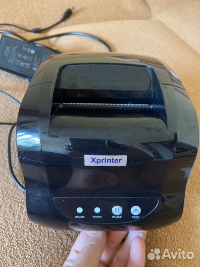 Термопринтер xprinter 365b для печати этикеток